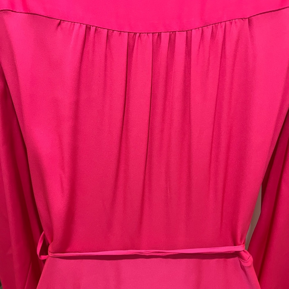 Elegant Milly Pink Wrap Dress. Size 4 - Picture 3 of 4